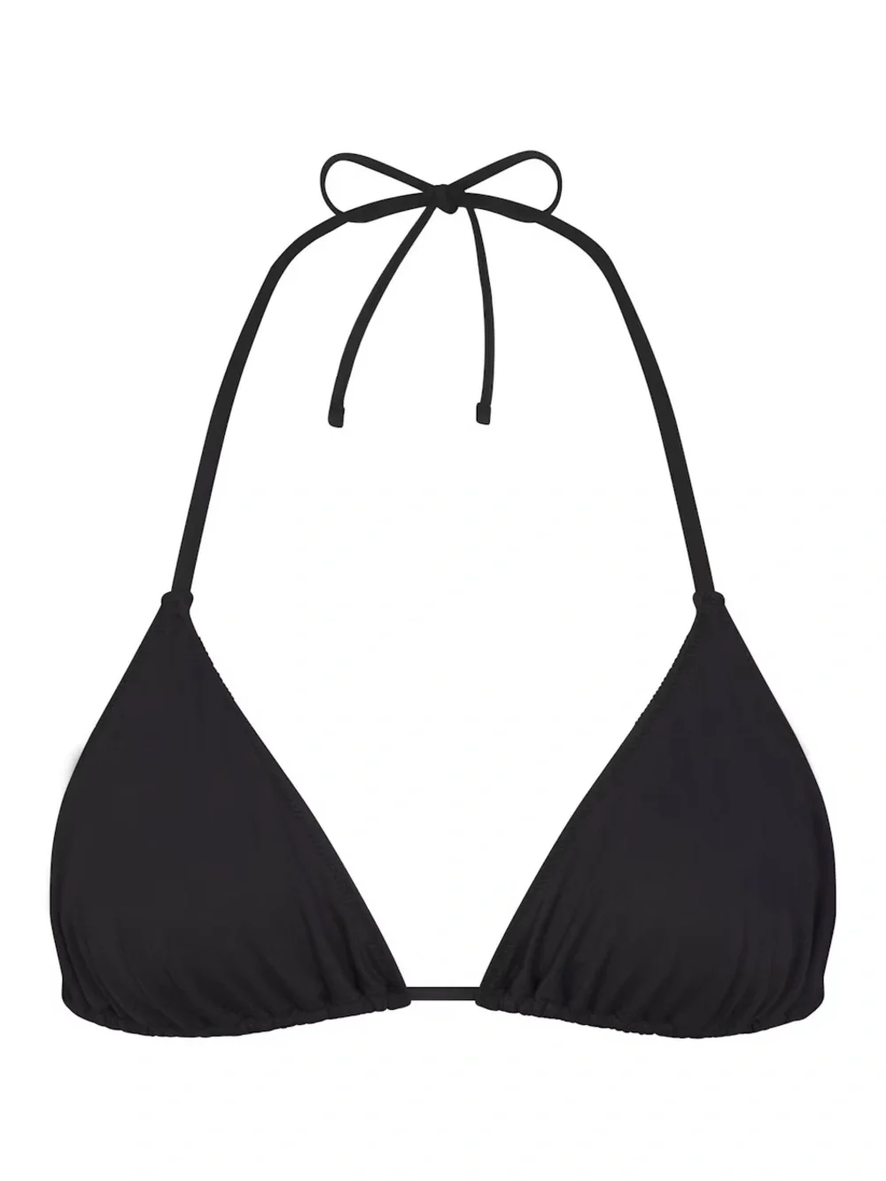 Skims SIGNATURE SWIM TRIANGLE BIKINI TOP I ONYX - ONYX / S - Picture 1 of 7